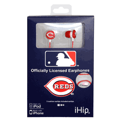 Cincinnati Reds Logo Earbuds