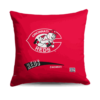 Cincinnati Reds MLB  CC Throwback Throw Pillow