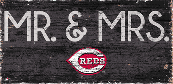 Cincinnati Reds Mr. & Mrs. Sign