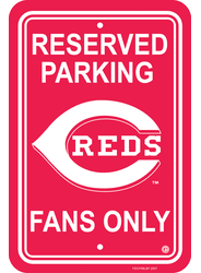 Cincinnati Reds Plastic Parking Sign