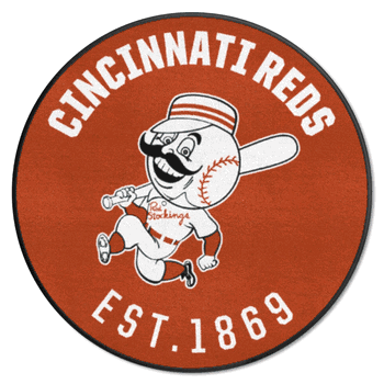 Cincinnati Reds Roundel Rug - 27in. Diameter1967