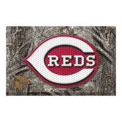 Cincinnati Reds Rubber Scraper Door Mat Camo