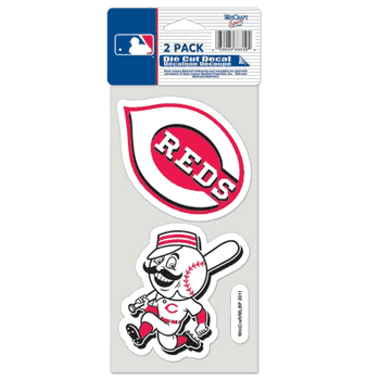 Cincinnati Reds Set of 2 Die Cut Decals