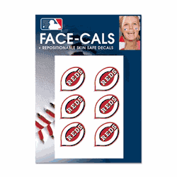 Cincinnati Reds Tattoo Face Cals