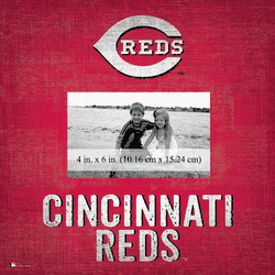 Cincinnati Reds Team Name Frame 10"x10"