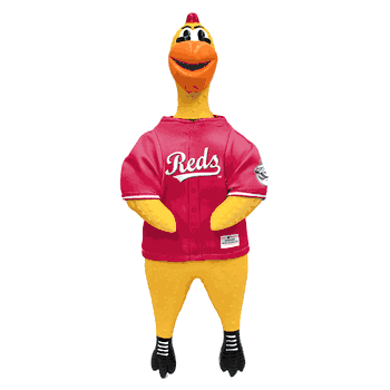 Cincinnati Reds Team Rubber Chicken Toy
