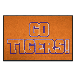 Clemson Starter Mat Accent Rug - 19in. x 30in. Slogan Design