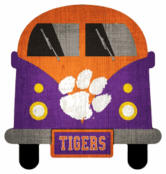 Clemson Tigers 12" Team Bus Sign