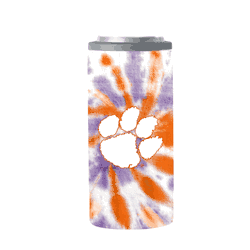 Clemson Tigers 12oz Tie Dye Slim Can Coolie