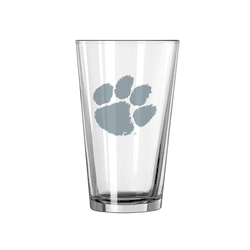 Clemson Tigers 16oz Etch Pint Glass