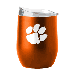 Clemson Tigers 16oz Flipside Powder Coat Curved Beverage