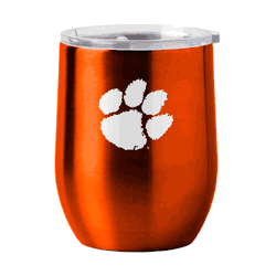 Clemson Tigers 16oz Gameday Stainless Curved Beverage