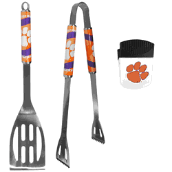 Clemson Tigers 2 pc BBQ Set and Chip Clip