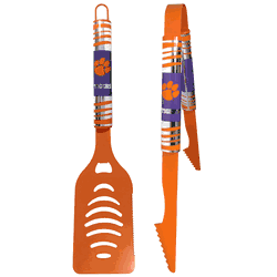 Clemson Tigers 2 pc Color Tailgate BBQ Set
