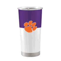 Clemson Tigers 20oz Colorblock Stainless Tumbler