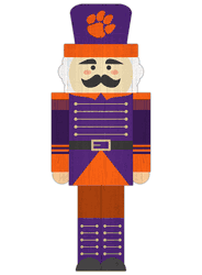 Clemson Tigers 31" Nutcracker Leaner
