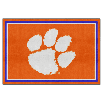 Clemson Tigers 5ft. x 8 ft. Plush Area Rug