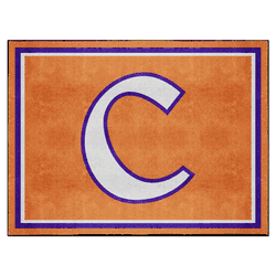 Clemson Tigers 8ft. x 10 ft. Plush Area Rug