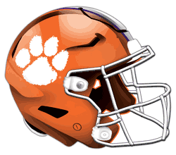 Clemson Tigers Authentic Helmet Cutout 24"