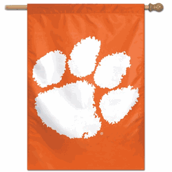 Clemson Tigers Banner 28x40 Vertical