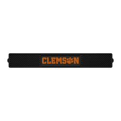Clemson Tigers Bar Drink Mat - 3.25in. x 24in.