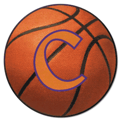 Clemson Tigers Basketball Rug - 27in. Diameter