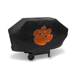 Clemson Tigers Black Deluxe Grill Cover
