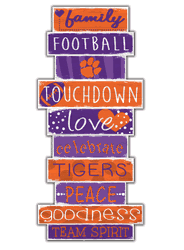 Clemson Tigers Celebrations Stack 24" Sign
