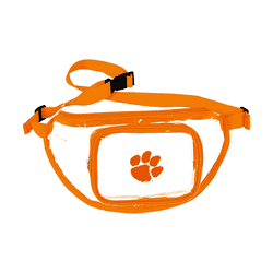 Clemson Tigers Clear Fanny Pack