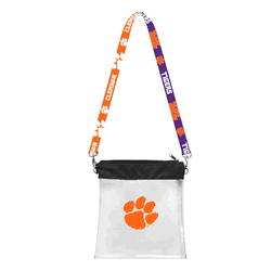 Clemson Tigers Clear Pattern Strap Bag