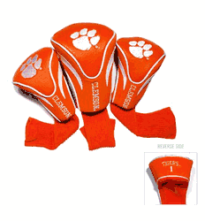 Clemson Tigers Club 3 Piece Contour Headcover Set