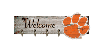 Clemson Tigers Coat Hanger 6x24