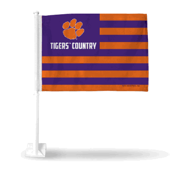thumbnail image 2 of Rico Industries NCAA Car Flag With Pole - Officially Licensed Team Pride Flag 2 of 13