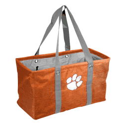 Clemson Tigers Crosshatch Picnic Caddy