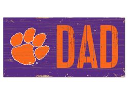 Clemson Tigers Dad Sign