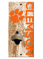 Clemson Tigers Distressed Bottle Opener