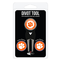 Clemson Tigers Divot Tool Pack - Signature tool w/ 3 markers