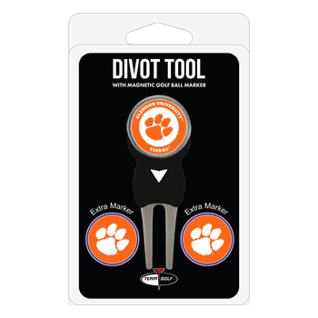 Clemson Tigers Divot Tool Pack - Signature tool w/ 3 markers