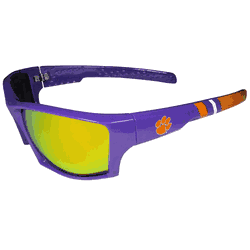 Clemson Tigers Edge Wrap Sunglasses