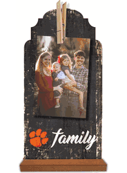 Clemson Tigers Family Clothespin 6x12