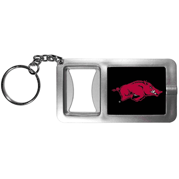 Clemson Tigers Flashlight Key Chain with Bottle Opener