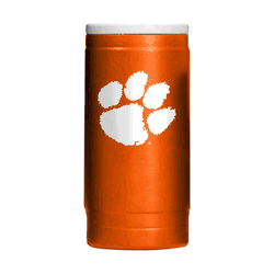 Clemson Tigers Flipside Powder Coat Slim Can Coolie