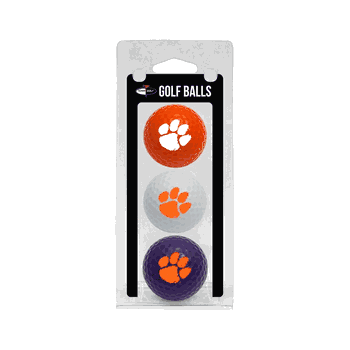 Clemson Tigers Golf Balls - 3 Pack