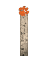 Clemson Tigers Growth Chart Sign 6x36