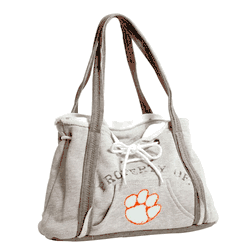 Clemson Tigers Hoodie Purse Grey