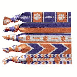 Clemson Tigers Knotted Hair Tie
