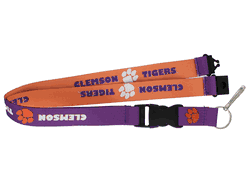 Clemson Tigers Lanyard Reversible