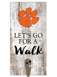 Clemson Tigers Leash Holder 6x12 Sign