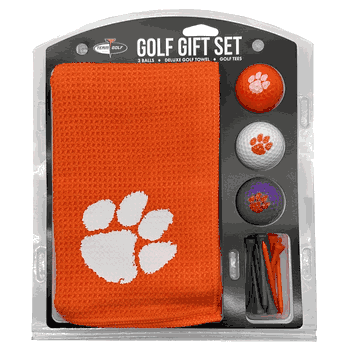Clemson Tigers Microfiber Towel Gift Set - 16 x 40 (Colored)