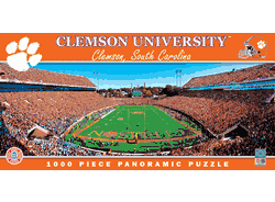 Clemson Tigers NCAA 1000pc Panoramic Puzzle - End Zone